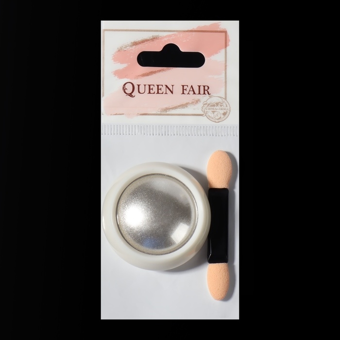 Втирка для ногтей, с аппликатором, цвет зеркальный прозрачный блеск Втирка для ногтей, с аппликатором, цвет зеркальный прозрачный блеск