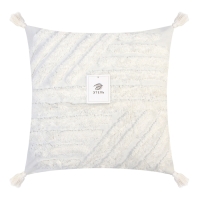Наволочка декоративная &laquo;Этель&raquo; Бохо, 45х45 см, цвет молочный, 100% хлопок