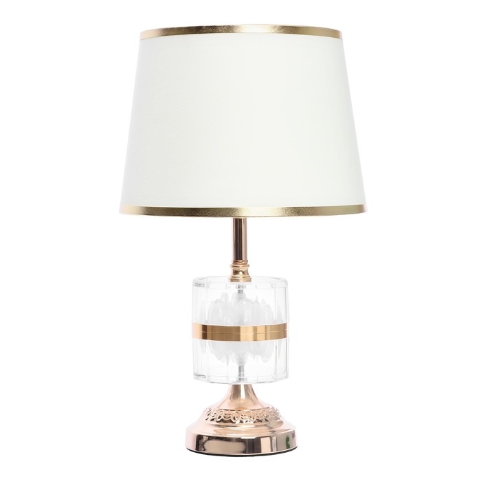 Настольная лампа с подсветкой Настольная лампа с подсветкой "Джина" Е27 40Вт золото 25х25х45 см