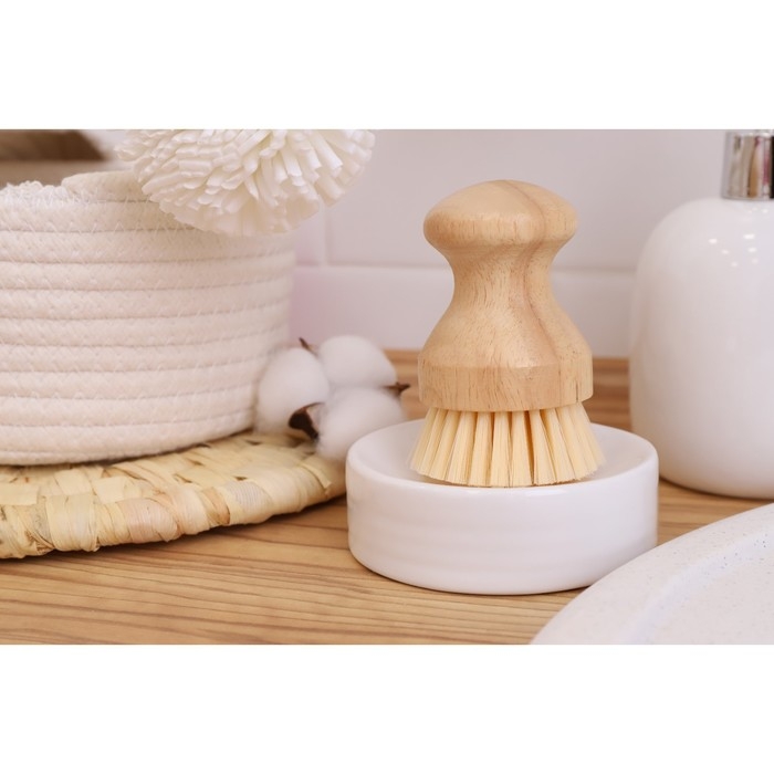 Щётка для посуды Доляна &laquo;Лотос&raquo;, круглая