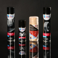 Подарочный набор для ухода за авто "С днём рождения": очиститель салона 400 мл, чернитель шин 400 мл, Смазка универсальная 210 мл, замша протирочная Подарочный набор для ухода за авто "С днём рождения": очиститель салона 400 мл, чернитель шин 400 мл, Смазка универсальная 210 мл, замша протирочная