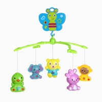 Мобиль музыкальный на кроватку «Бабочка. Малыш зоо», заводной, Крошка Я Мобиль музыкальный на кроватку «Бабочка. Малыш зоо», заводной, Крошка Я