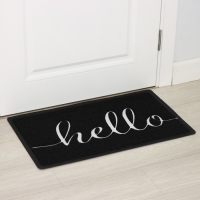 Коврик придверный LaDо́m, 45&times;75 см, ПВХ, цвет чёрный