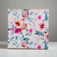 Коробка подарочная, упаковка, «Цветочная», 29,5 х 29,5 х 14,5 см Коробка подарочная, упаковка, «Цветочная», 29,5 х 29,5 х 14,5 см