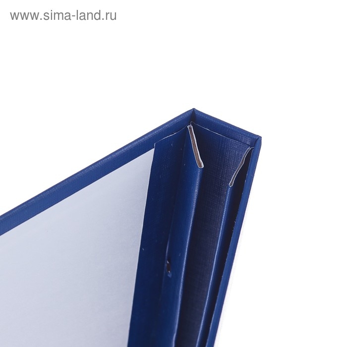 Папка Папка "Выпускная квалификационная работа на степень бакалавра" бумвинил, гребешки/сутаж, без бумаги, цвет синяя (вместимость до 300 листов)