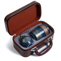 Набор для чайной церемонии 6 предметов на 3 персоны: чашка 50 мл, чайник 280 мл, синий Набор для чайной церемонии 6 предметов на 3 персоны: чашка 50 мл, чайник 280 мл, синий