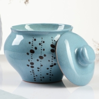 Горшок для запекания "Русский" 0,5л / 12х13см, блюз Горшок для запекания "Русский" 0,5л / 12х13см, блюз