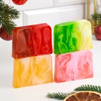 Набор мыла 4 шт "Глинтвейн, Пряный Апельсин, Брызги шампанского, Яблоко в карамеле" по 80 г Набор мыла 4 шт "Глинтвейн, Пряный Апельсин, Брызги шампанского, Яблоко в карамеле" по 80 г