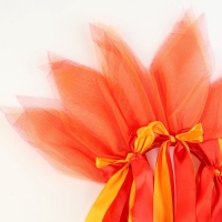 Карнавальный ободок &laquo;Лучистое солнце&raquo;, цвет красно-оранжевый