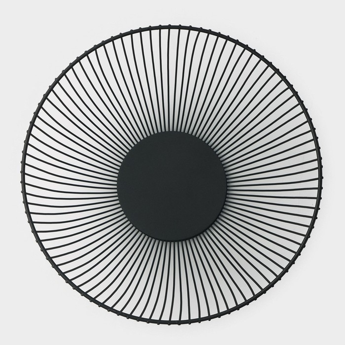 Фруктовница Доляна, 24,5×24,5×14 см, чёрный Фруктовница Доляна, 24,5×24,5×14 см, чёрный