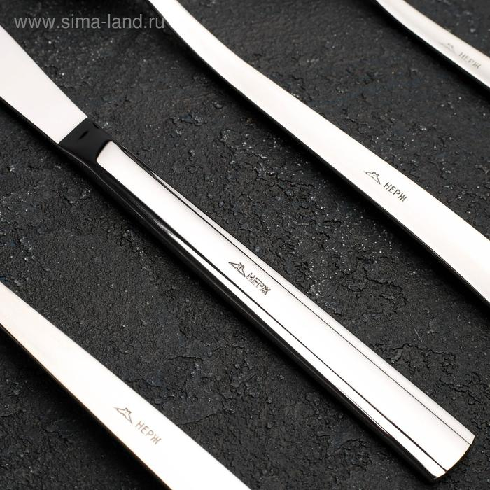 Набор столовый &laquo;Торжество&raquo;, толщина 2 мм, декоративная коробка, 48 предметов, цвет серебряный