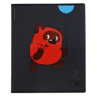 Тетрадь 48 листов в клетку, ErichKrause "Винни-Пух", обложка мелованный картон, блок офсет 100% белизна, МИКС Тетрадь 48 листов в клетку, ErichKrause "Винни-Пух", обложка мелованный картон, блок офсет 100% белизна, МИКС