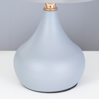 Лампа настольная "Гавана" 1xE27 40Вт серый 24х24х41 см RISALUX