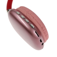 Наушники беспроводные P9, полноразмерные, BT 5.0, микрофон, Jack 3.5 мм, 150 мАч, розовые Наушники беспроводные P9, полноразмерные, BT 5.0, микрофон, Jack 3.5 мм, 150 мАч, розовые