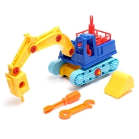 Конструктор Машина &laquo;Экскаватор&raquo;, 33 детали, МИКС