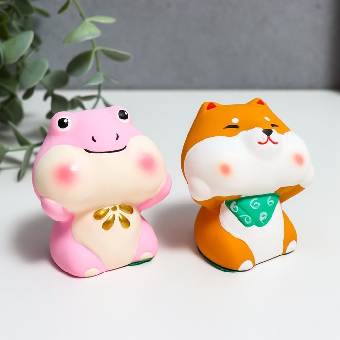 Сувенир керамика Сувенир керамика "Манэки-нэко. Приветствие" 7х5х7,8 см МИКС