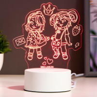 Светильник "Подружки" LED RGB от сети RISALUX Светильник "Подружки" LED RGB от сети RISALUX