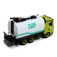 Конструктор винтовой &laquo;Автоцистерна&raquo;, стреляет водой, свет, звук, инерция, 60 деталей