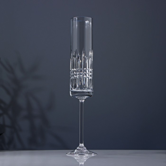 Набор бокалов хрустальных для шампанского, 120 мл, 6 шт Набор бокалов хрустальных для шампанского, 120 мл, 6 шт