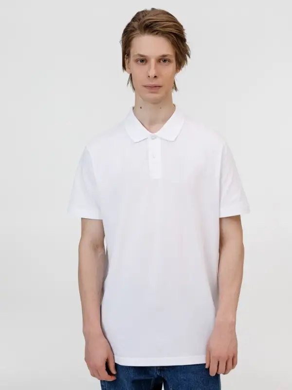 Рубашка поло унисекс Pulse, белая, размер XL