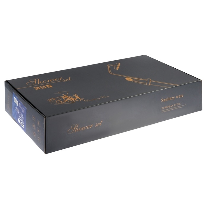 Душевая система ZEIN Z3867, смеситель, тропическая и ручная лейка, латунь, хром