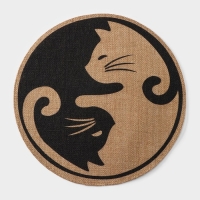 Салфетка сервировочная на стол «Инь и ян», 38×38 см Салфетка сервировочная на стол «Инь и ян», 38×38 см