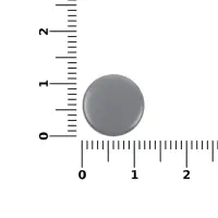 Кнопка Clavis, M, серая