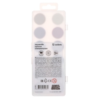 Акварель 12 цветов ErichKrause "Приключения Пети и Волка", без кисти, пластиковая коробка, европодвес Акварель 12 цветов ErichKrause "Приключения Пети и Волка", без кисти, пластиковая коробка, европодвес