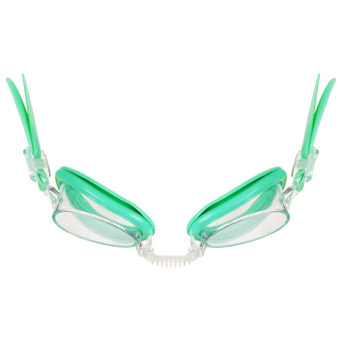 Очки для плавания детские &laquo;На волне&raquo; &laquo;Дракон&raquo;, беруши, цвет зелёный