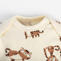 Боди с дл. рукавом Крошка Я "Тигруля", рост 62-68 см, бежевый Боди с дл. рукавом Крошка Я "Тигруля", рост 62-68 см, бежевый