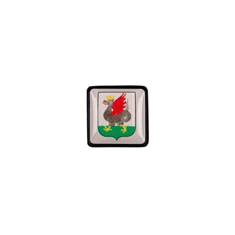 Шильдик на резинку с наклейкой &laquo;Казань&raquo;, черный