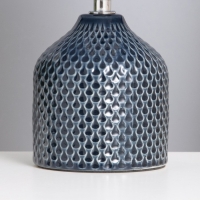 Лампа настольная "Каталина" 1х40Вт Е14 синий 13х13х25см Лампа настольная "Каталина" 1х40Вт Е14 синий 13х13х25см