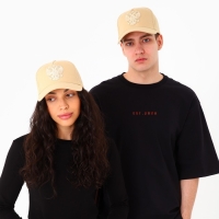 Кепка женская &laquo;Герб&raquo;, цвет бежевый, р-р 56