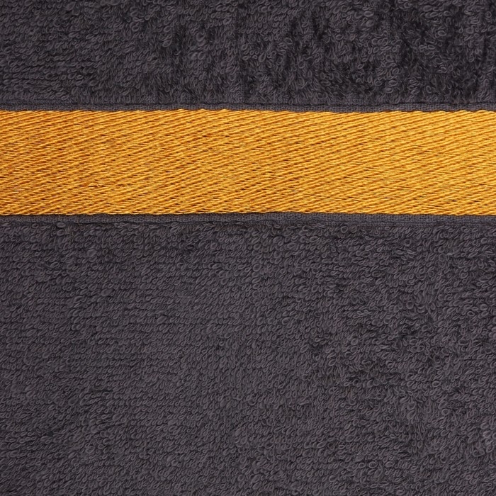 Полотенце махровое Love Life Полотенце махровое Love Life "Самум" 70*140 см, серый, оранж., 100% хл, 450 гр/м2