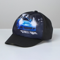 Кепка детская для мальчика &laquo;Тачка с флагом&raquo;, р-р. 52-54, 5-7 лет