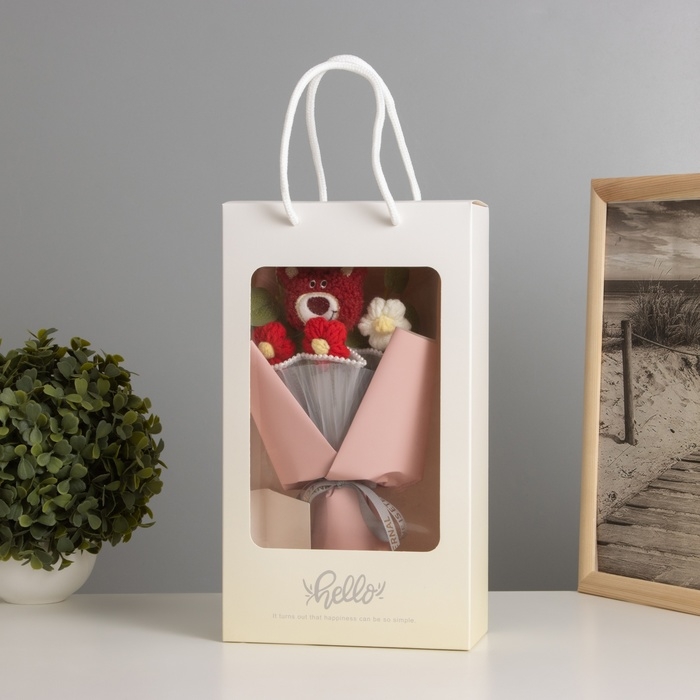 Ночник &laquo;Букет&raquo; (медведь) LED 3хAG10 8х17х29см