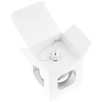 Елочный шар Finery Gloss, 8 см, глянцевый серебристый Елочный шар Finery Gloss, 8 см, глянцевый серебристый