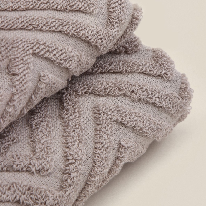 Полотенце махровое SL HOME: Geometry Полотенце махровое SL HOME: Geometry "Саббиа" 67х140 см, 83% хлопок, 17% лён, 500 г/м2