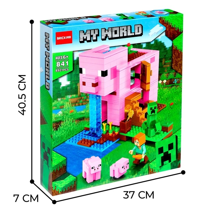 Конструктор Мой Мир &laquo;Храм Свинюшки&raquo;, 492 деталей