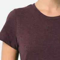 Футболка женская Regent Fit Women бордовый меланж, размер S