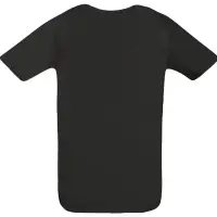 Футболка унисекс Sporty 140 черная, размер XXs