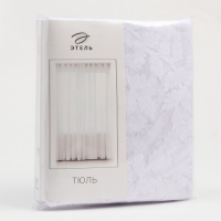 Тюль "Этель" Ветка сакуры, 250х250 см с фестоном, 71 г/м&sup2;，100% п/э