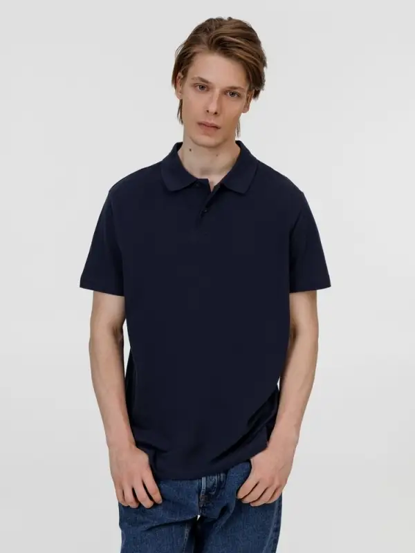 Рубашка поло унисекс Pulse, кобальт (темно-синяя), размер XXL