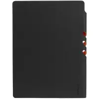 Ежедневник Flexpen Black, недатированный, черный со светло-оранжевым Ежедневник Flexpen Black, недатированный, черный со светло-оранжевым