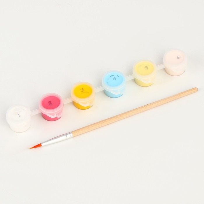 Картина по номерам для детей «Куколка с единорогом», 21 х 15 см Картина по номерам для детей «Куколка с единорогом», 21 х 15 см