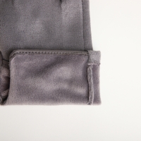 Перчатки женские, безразмерные, без утеплителя, цвет серый Перчатки женские, безразмерные, без утеплителя, цвет серый