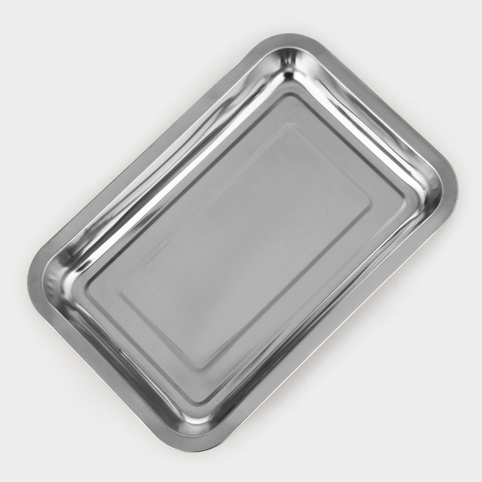Противень, 31,5×21×3,5 см, цвет хромированный Противень, 31,5×21×3,5 см, цвет хромированный