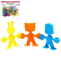 Конструктор обучающий &laquo;Забавные человечки&raquo;, 34 детали