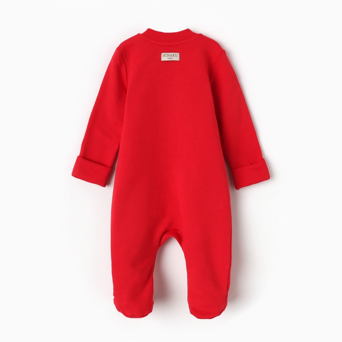Комбинезон детский MINAKU цвет красный, рост 68-74 см