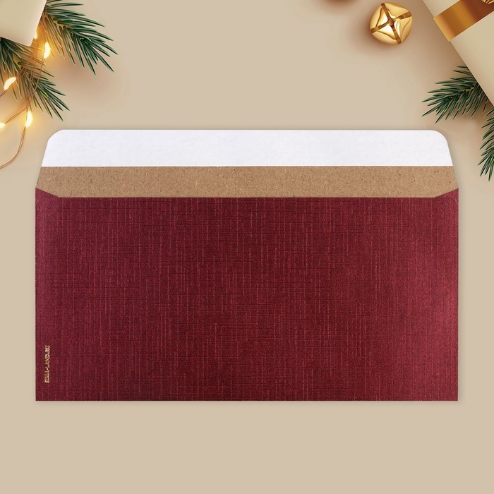 Конверт для денег, набор 10 штук, «С Новым годом», тиснение, 22 х 11 см, Новый год Конверт для денег, набор 10 штук, «С Новым годом», тиснение, 22 х 11 см, Новый год